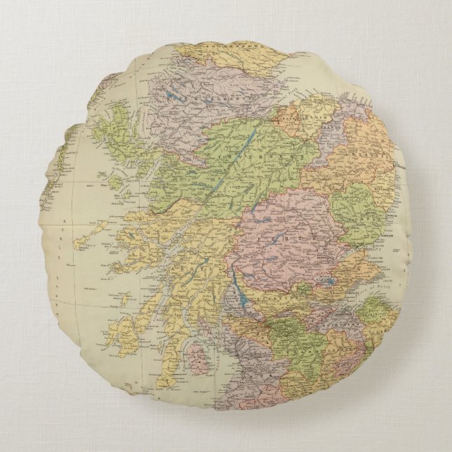 Scotland 19 round pillow (Front)