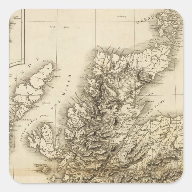 Scotland 19 square sticker (Front)