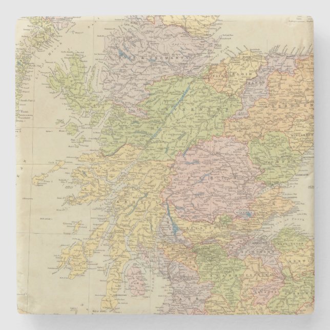 Scotland 19 stone coaster (Front)