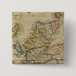 Scotland 22 2 inch square button