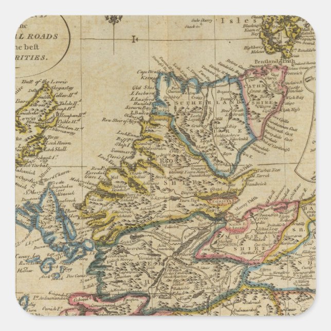 Scotland 22 square sticker (Front)