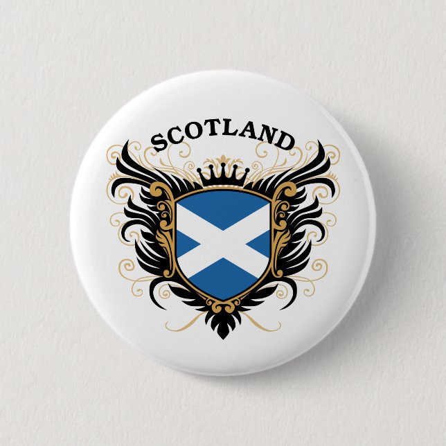 Scotland 2 Inch Round Button (Front)