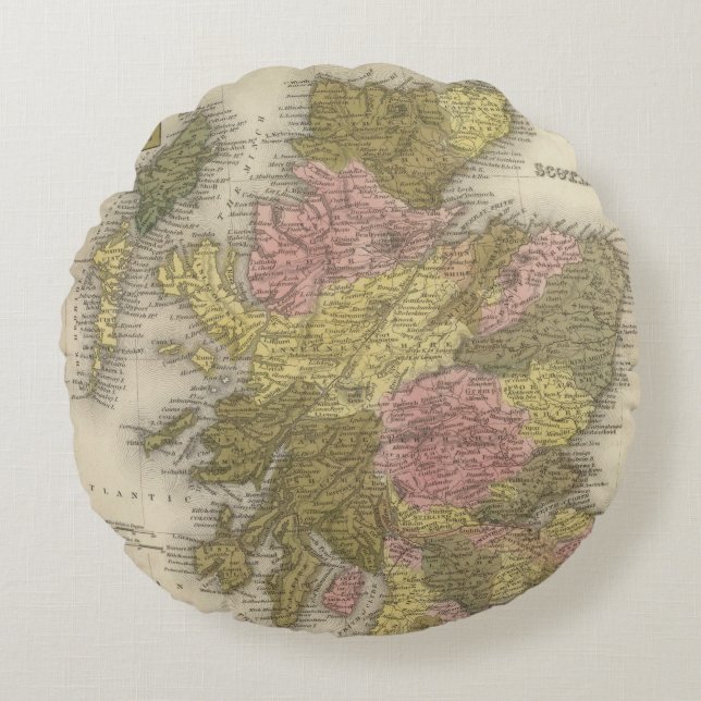 Scotland 2 round pillow (Front)