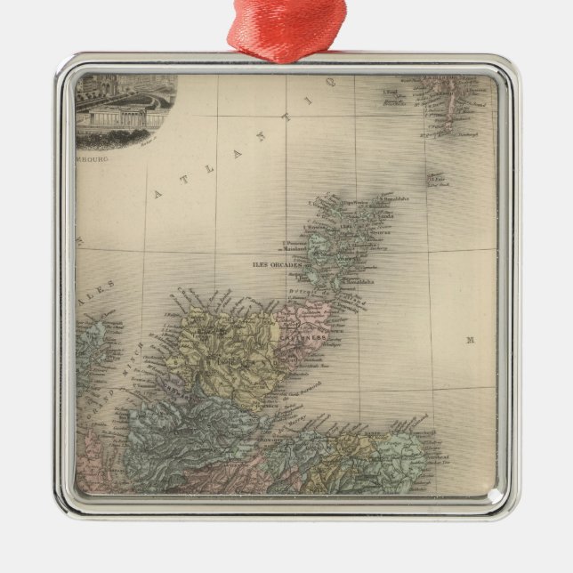 Scotland 4 metal ornament (Front)