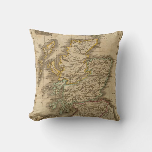 Scotland 4 throw pillow (Front)