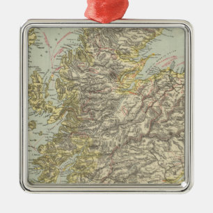 Scotland 5 metal ornament