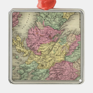 Scotland 6 metal ornament