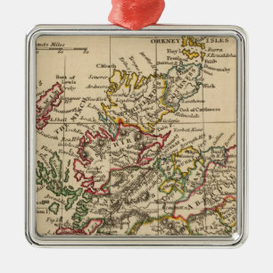 Scotland 7 metal ornament