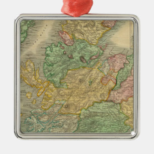 Scotland 9 metal ornament