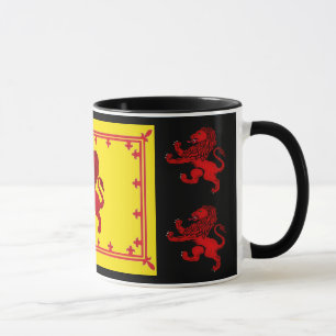 Scotland ancient Rampant lion flag, emblem, banner Mug
