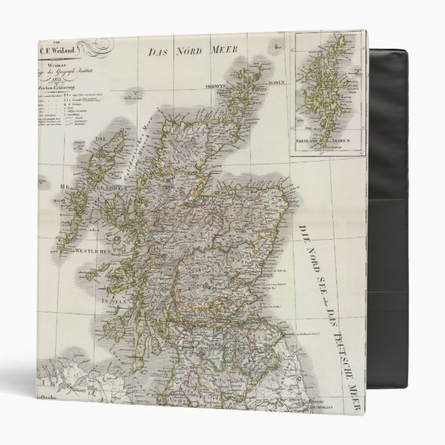 Scotland Atlas Map Binder (Front/Inside)