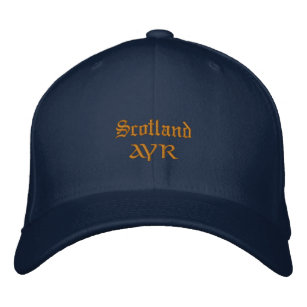 Scotland & AYR fashion / Scottish Patriots Embroidered Hat