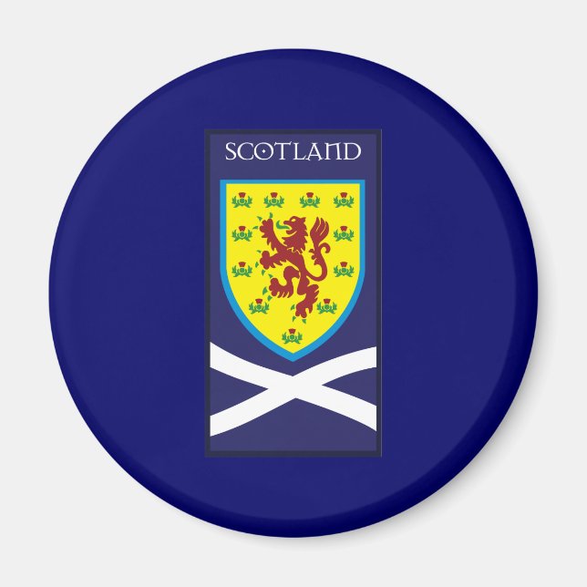 Scotland-Badge Magnet (Front)