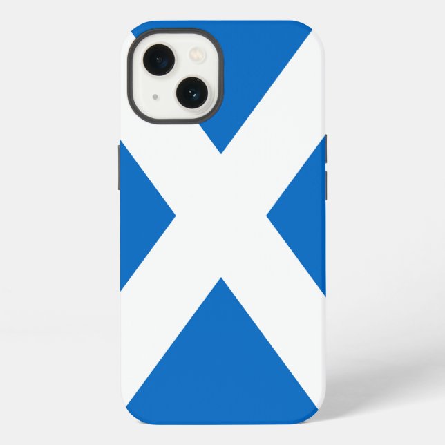 Scotland Bold Flag Graphic iPhone Case (Back)