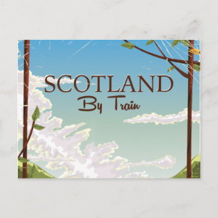 Scotland By Locomotive Postcard
