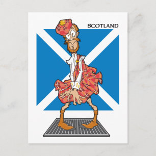 Scotland Cartoon Postcard