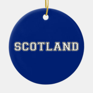 Scotland Ceramic Ornament