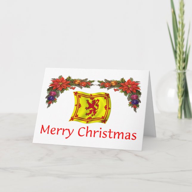 Scotland Christmas Holiday Card (Front)