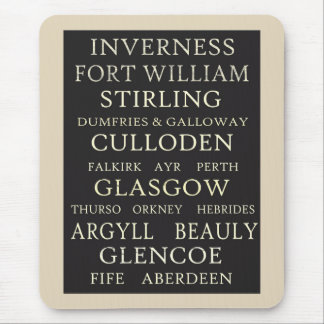 Scotland Cities Mousepad