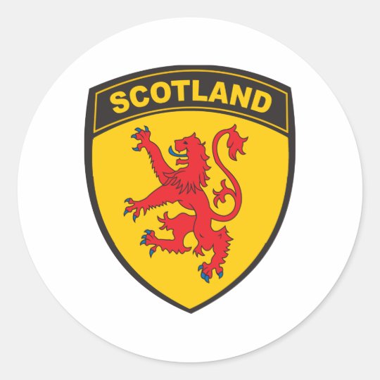 Scotland Classic Round Sticker