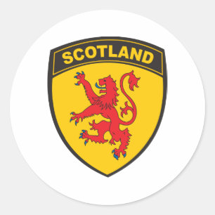 Scotland Classic Round Sticker