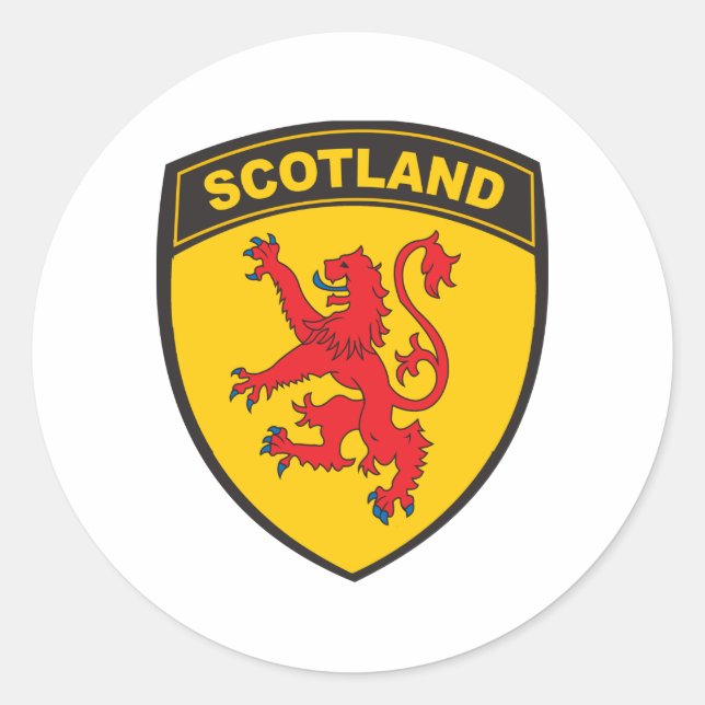 Scotland Classic Round Sticker (Front)