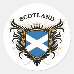 Scotland Classic Round Sticker