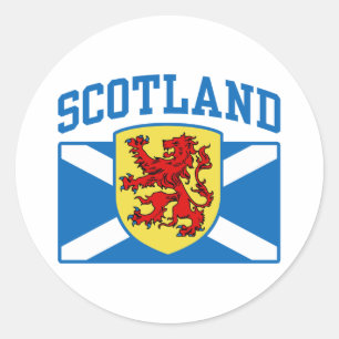 Scotland Classic Round Sticker