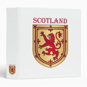 Scotland coat of arms binder