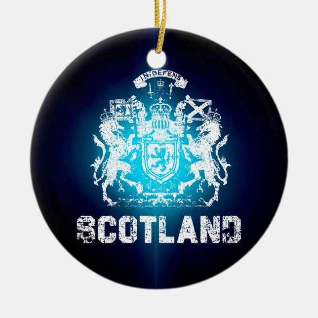 Scotland Coat of Arms Ceramic Ornament (Front)