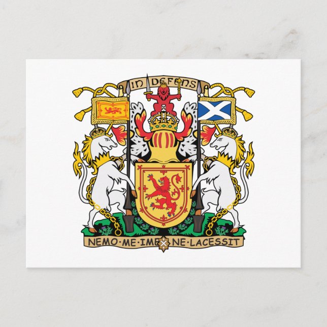 Scotland Coat of Arms Postcard (Front)