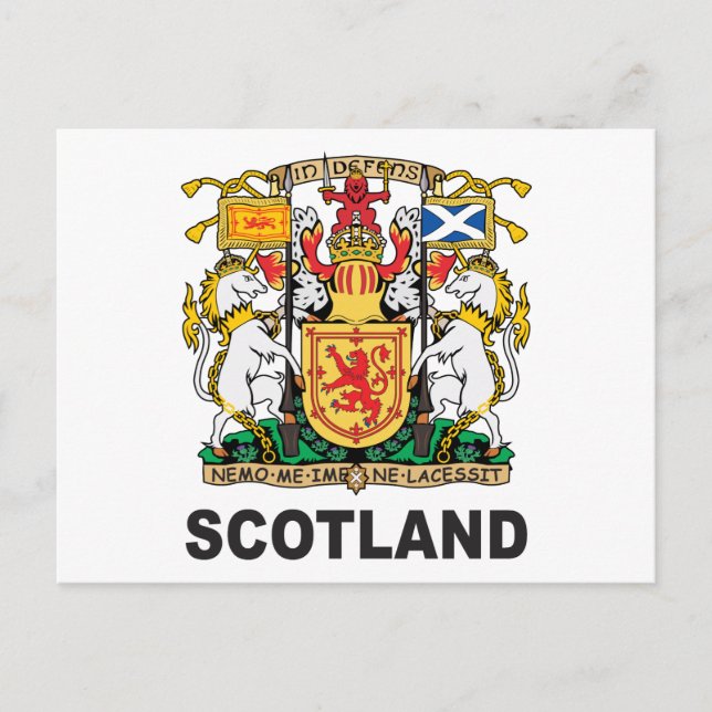 Scotland Coat Of Arms Postcard (Front)