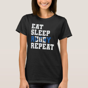 Scotland Eat Sleep Rugby Repeat Scottish Sport T-Shirt