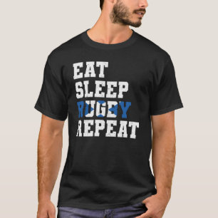 Scotland Eat Sleep Rugby Repeat Scottish Sport T-Shirt