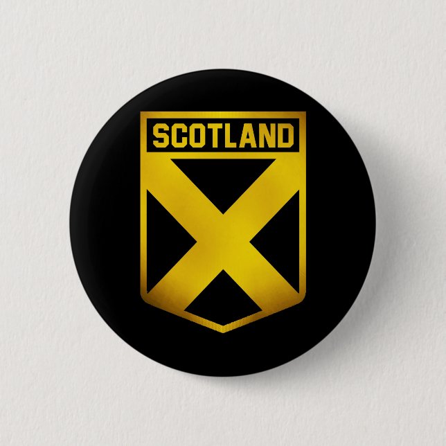 Scotland Emblem 2 Inch Round Button (Front)