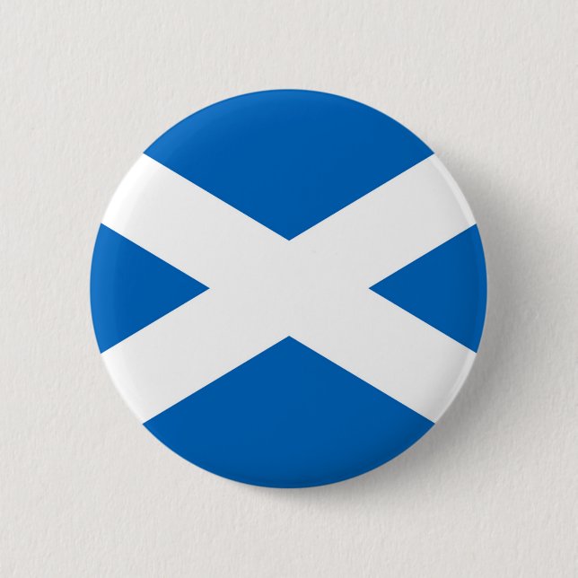 Scotland Flag 2 Inch Round Button (Front)