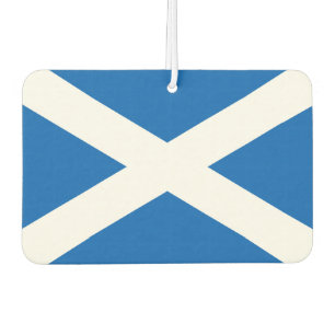 SCOTLAND FLAG BLUE WHITE CROSS AIR FRESHENER