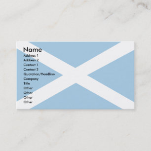 Scotland Flag Business Card