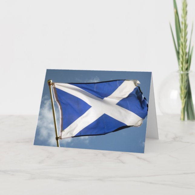scotland flag card (Front)