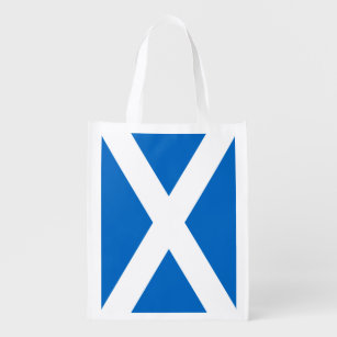 Scotland Flag Design Reusable Grocery Bag