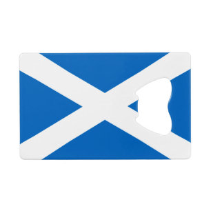 Scotland Flag Design Wallet Bottle Opener