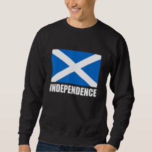 Scotland Flag Independence Saint Andrew's Cross Or Sweatshirt
