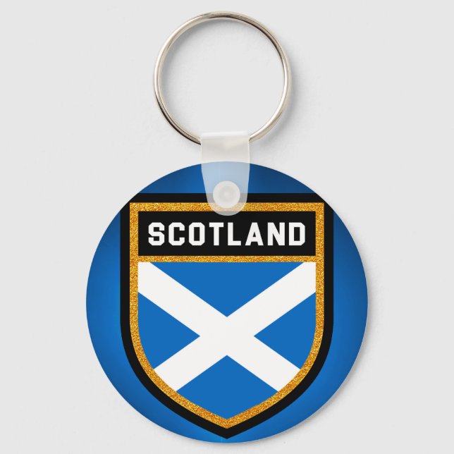 Scotland Flag Keychain (Front)