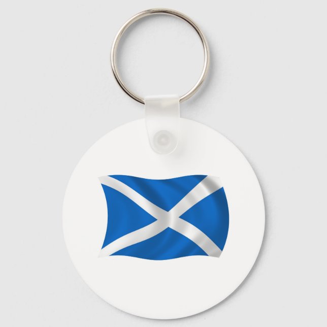 Scotland Flag Keychain (Front)