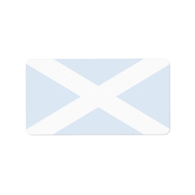 Scotland Flag Label (Front)