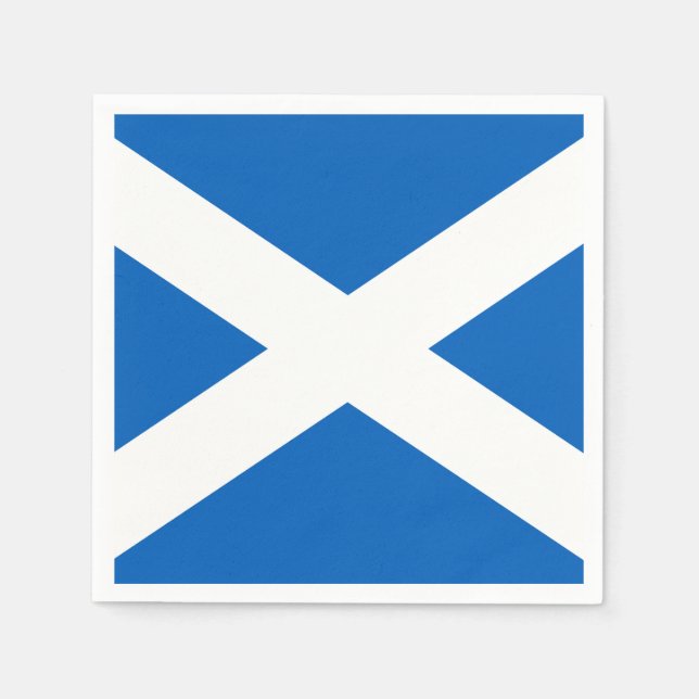 Scotland Flag Napkin (Front)