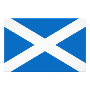 Scotland Flag Photo Print