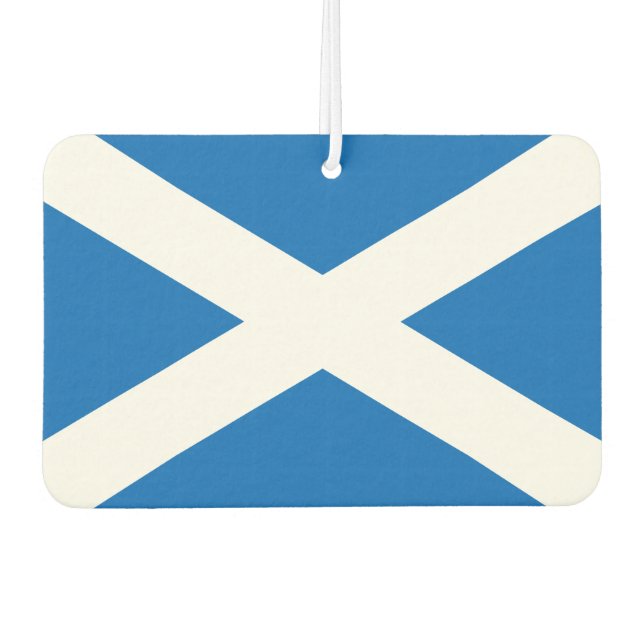 Scotland Flag Scottish Patriotic Air Freshener (Front)
