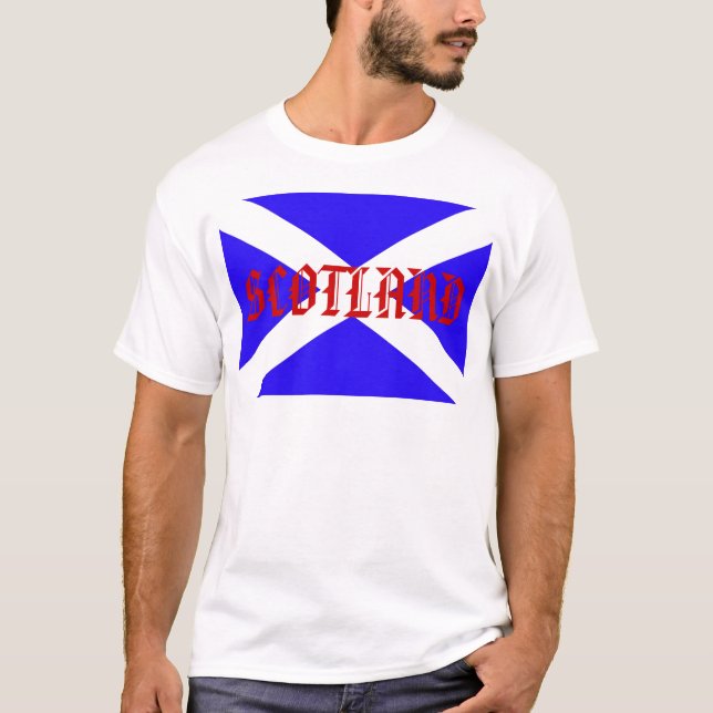 Scotland flag. T-shirt (Front)