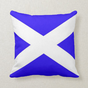 Scotland flag. throw pillow